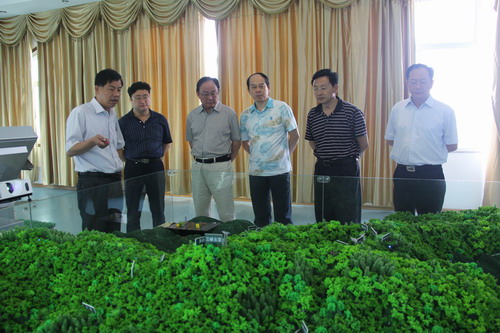 省政协常务副主席李佑才考察大老岭