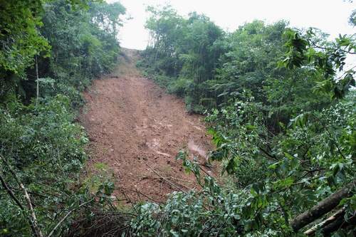 大老岭遭受特大暴雨袭击