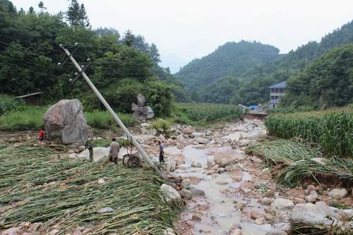 大老岭遭受特大暴雨袭击