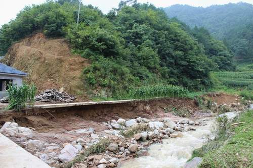 大老岭遭受特大暴雨袭击