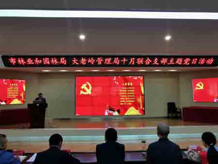 党建业务双融合 助力高质量发展--大老岭联合开展10月主题党日活动